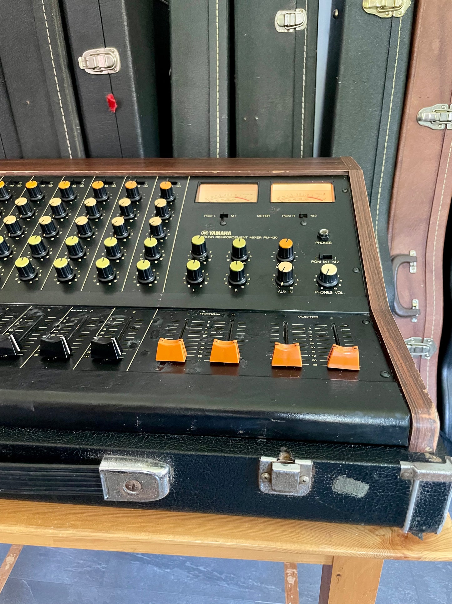 Yamaha PM-430 "Japa-Neve" fully recapped + Direct-Out. Tamura transformers 8-Channel Mixing Console 1970s