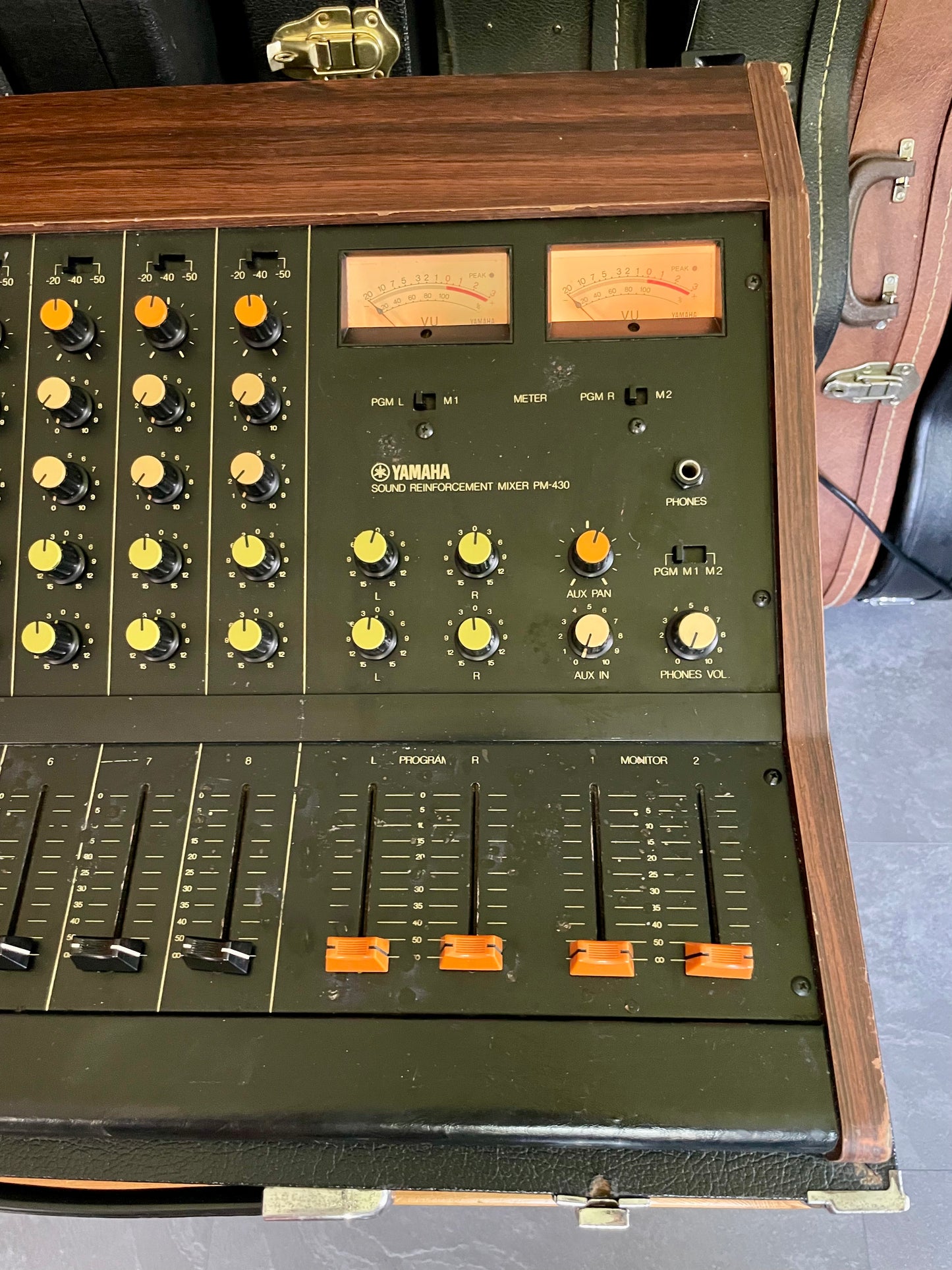 Yamaha PM-430 "Japa-Neve" fully recapped + Direct-Out. Tamura transformers 8-Channel Mixing Console 1970s
