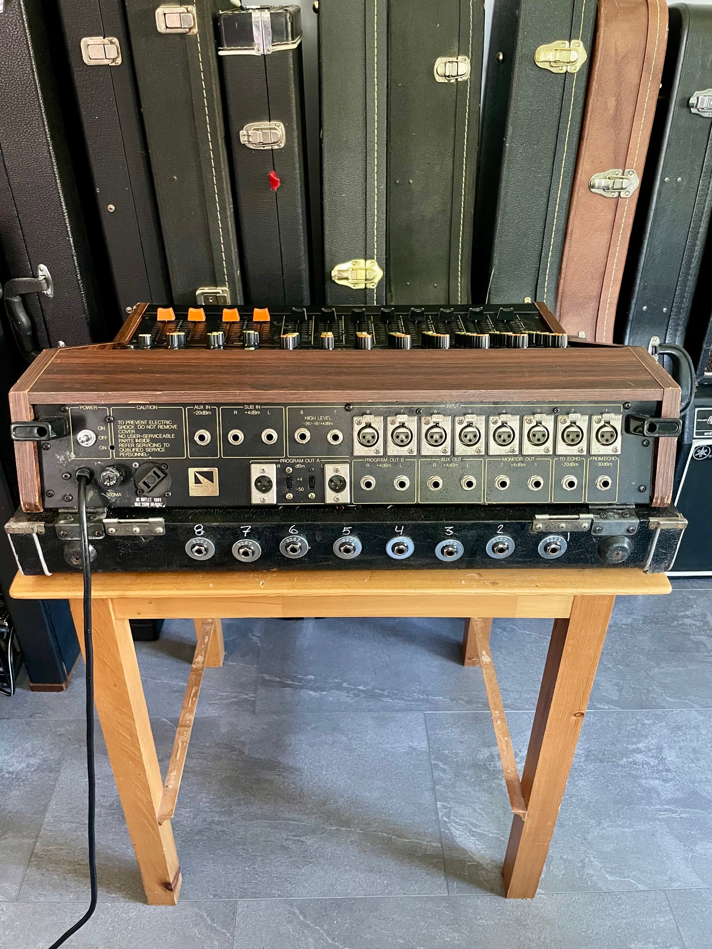 Yamaha PM-430 "Japa-Neve" fully recapped + Direct-Out. Tamura transformers 8-Channel Mixing Console 1970s
