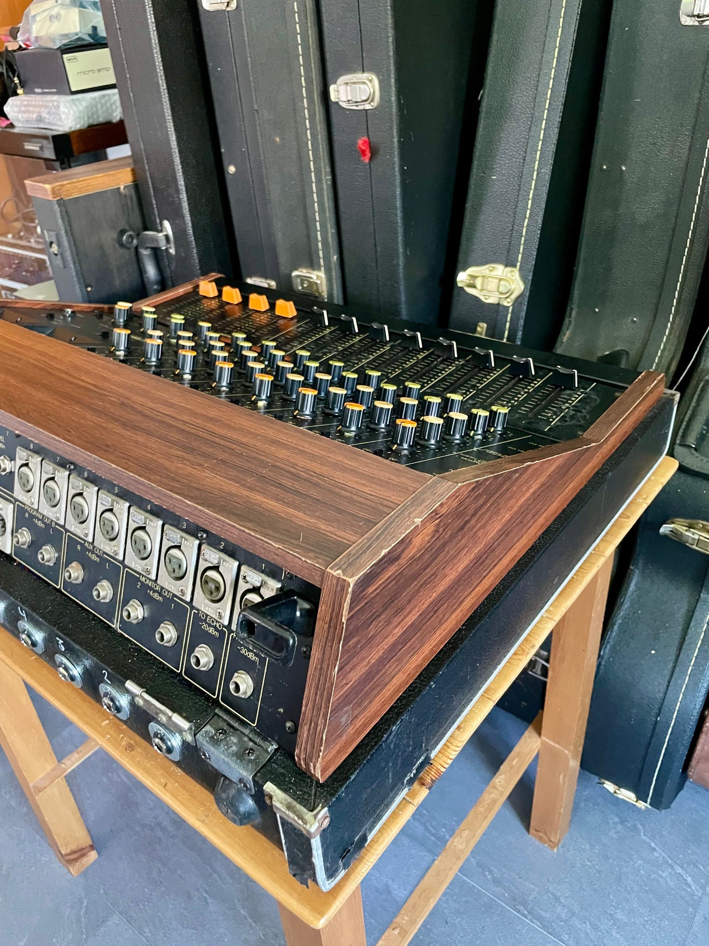 Yamaha PM-430 "Japa-Neve" fully recapped + Direct-Out. Tamura transformers 8-Channel Mixing Console 1970s