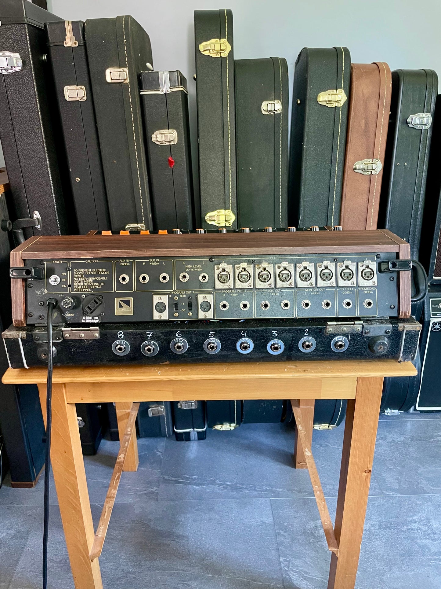 Yamaha PM-430 "Japa-Neve" fully recapped + Direct-Out. Tamura transformers 8-Channel Mixing Console 1970s